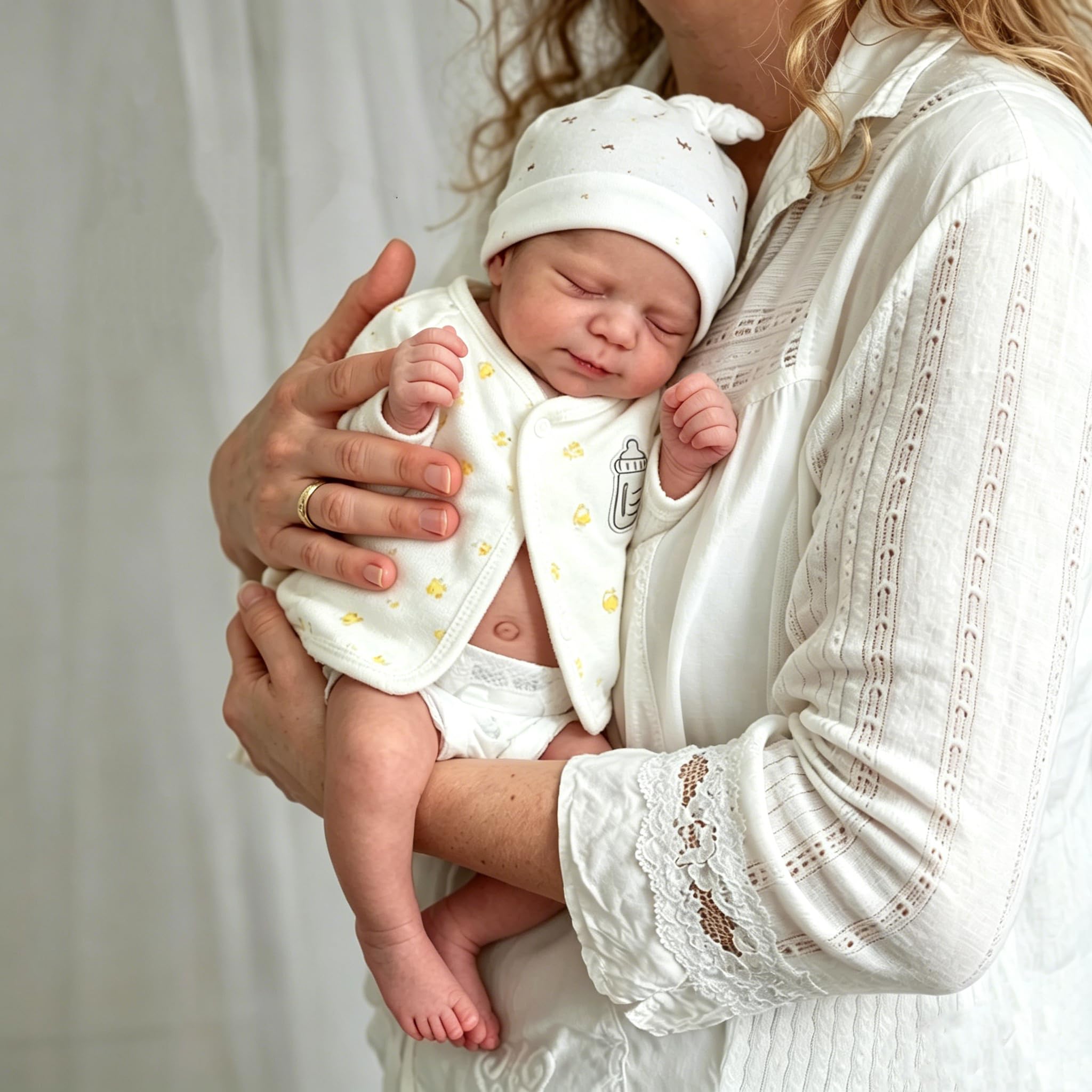 Amazon | Zero Pam Reborn Baby人形 スリーピングガール フルシリコン